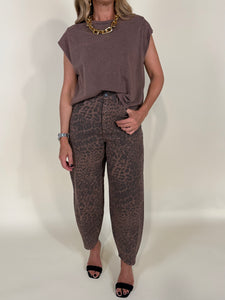 Pantalone Maculato | Grey & Camel