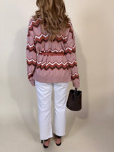 Load image into Gallery viewer, Cardigan Powder Pink | Zig Zag
