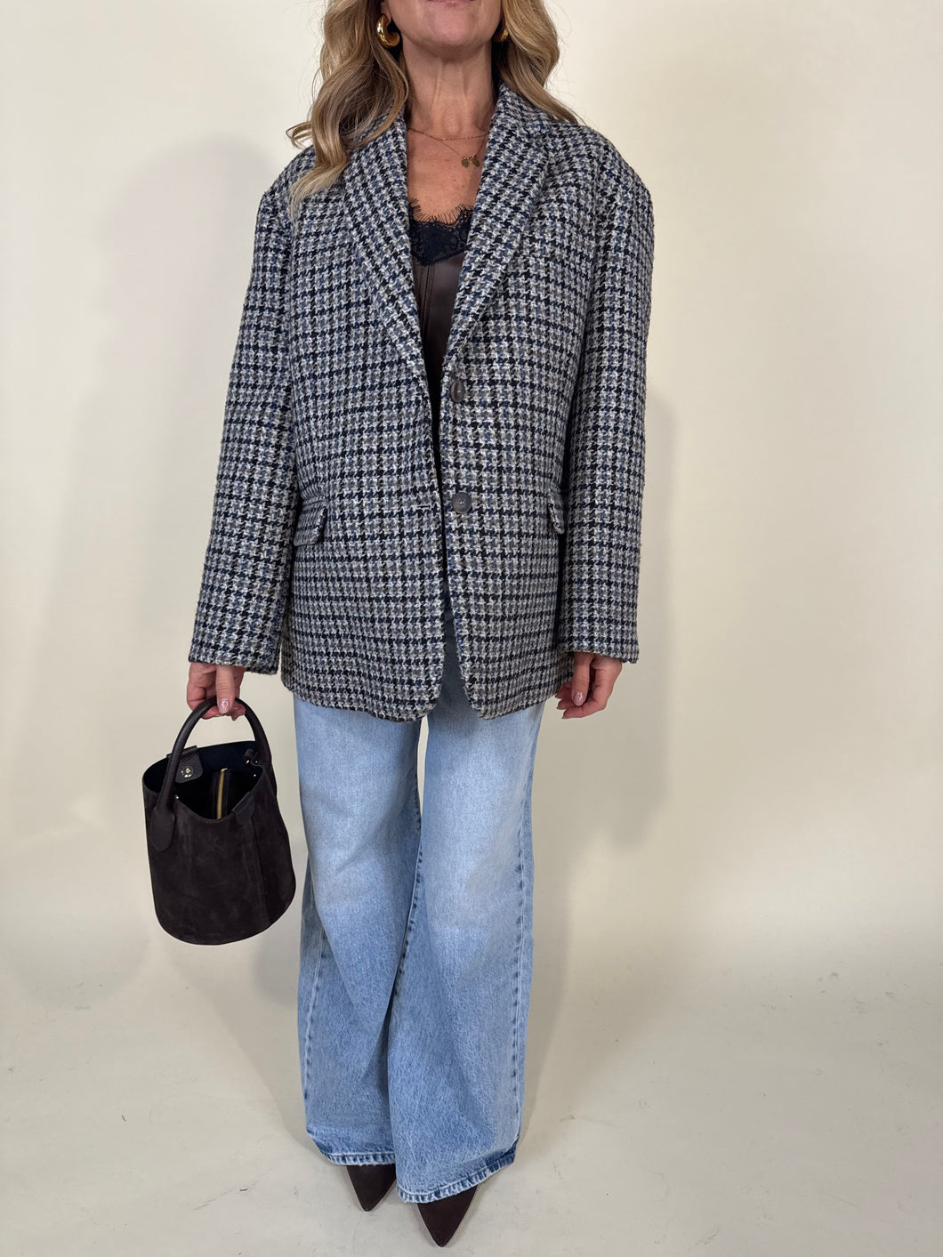 Giacca Elly | Pied De Poule | Lana