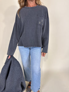 Felpa Marmo | Strass