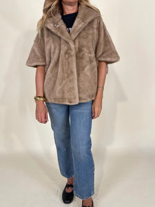 Ecopelliccia Leonie | Taupe