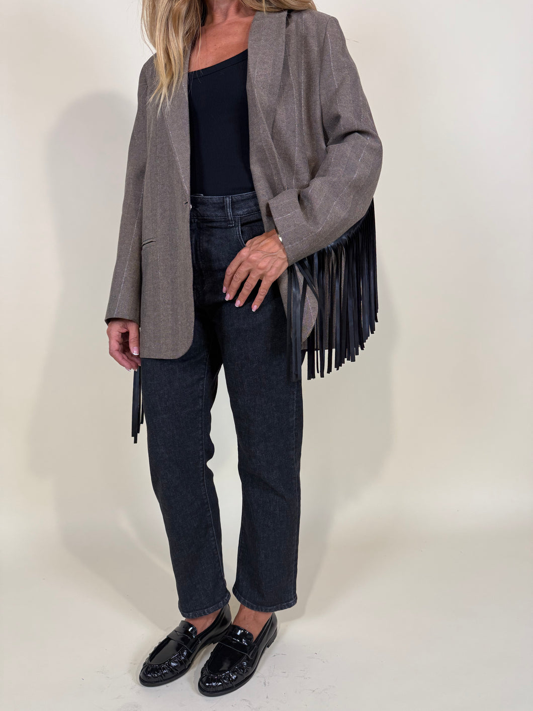Blazer monopetto Lu I righe