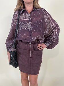 Camicia Cioccolato I Bandana