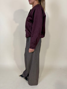 Bomber Vino | Suede