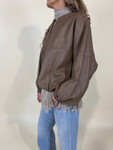 Load image into Gallery viewer, Bomber ecopelle Taupe
