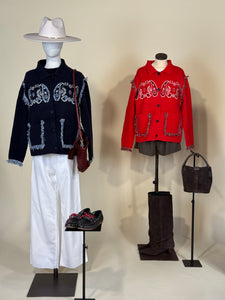 Giacca Bandana | Cardigan | Più colori | Lana & Cashmere I PREORDINE