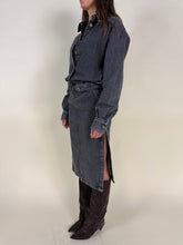 Load image into Gallery viewer, Abito Denim Gigi | Dark grey
