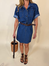 Carica l'immagine nel visualizzatore di Gallery, Abito Denim | Short Blue
