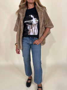 Ecopelliccia Leonie | Taupe