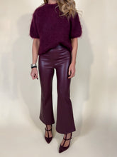 Load image into Gallery viewer, Pantalone Zampetta I Eco Bordeaux
