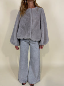 Pelliccia Gabriella I grigio chiaro