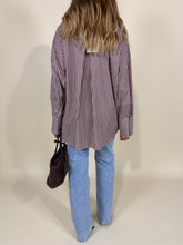 Load image into Gallery viewer, Camicia a righe I bordeuax
