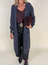 Load image into Gallery viewer, Cardigan lungo Grigio | Viscosa
