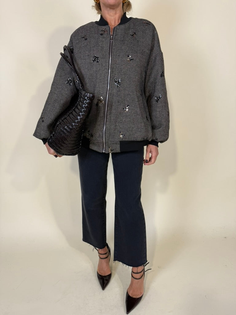 Bomber Ricamo