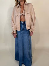 Carica l'immagine nel visualizzatore di Gallery, Bomber Gabardina | Camel
