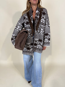 Cardigan Panna | Frangia