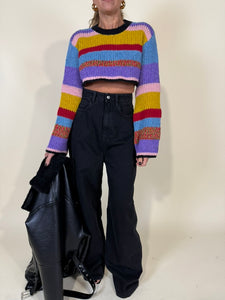 Maglia Multicolor | Crop
