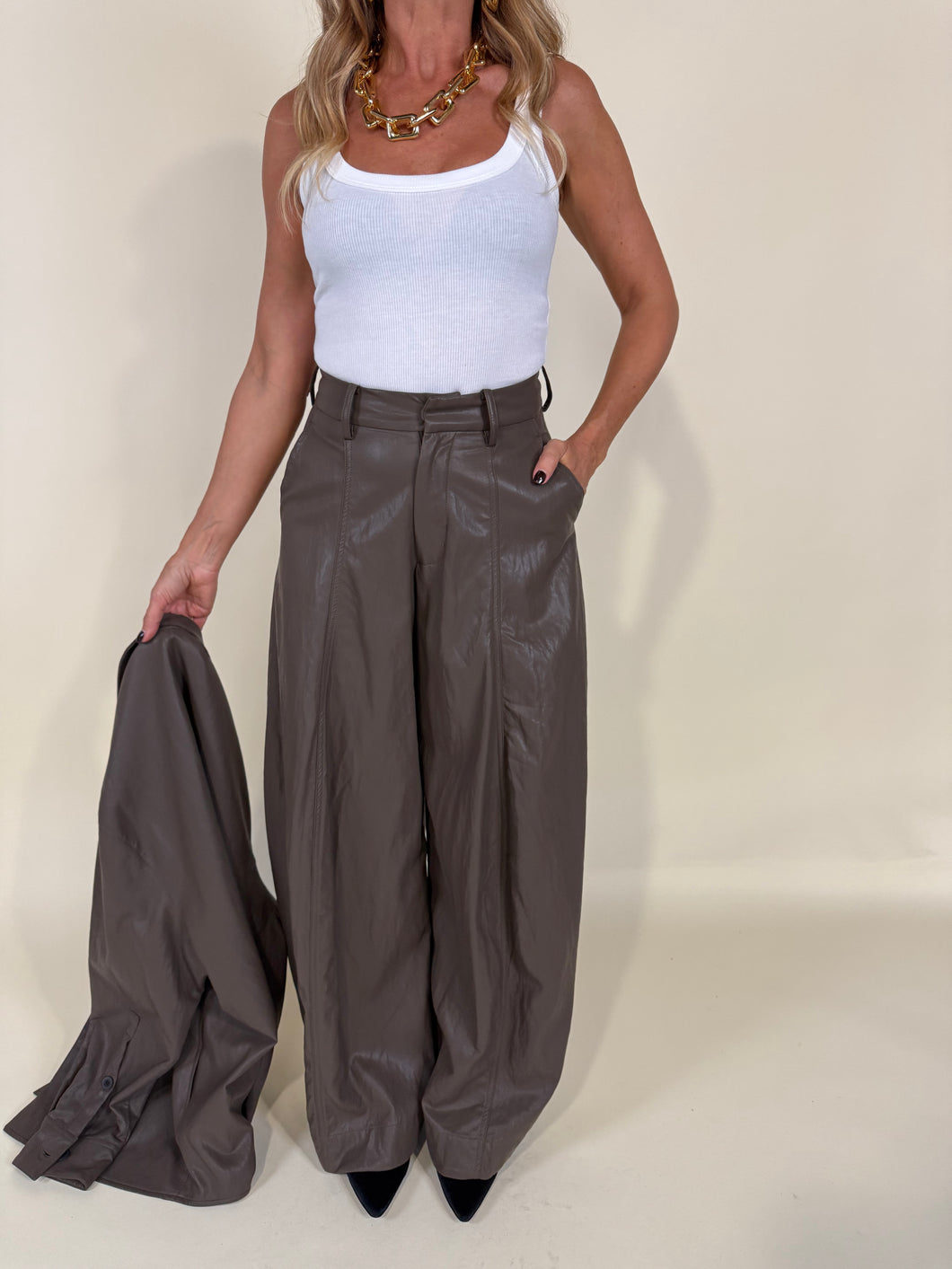 Pantalone Taupe