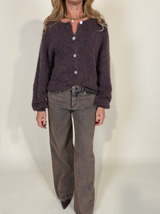 Cardigan Brown | Baby Alpaca