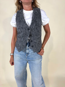 Gilet monopetto Grey