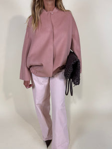 Cappotto monopetto HANDMADE I rosa