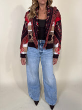 Carica l&#39;immagine nel visualizzatore di Gallery, Cardigan Bandana | Botton | Red
