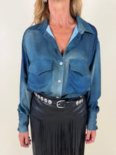 Load image into Gallery viewer, Camicia effetto Jeans | 100% viscosa
