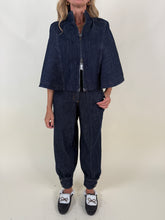 Carica l'immagine nel visualizzatore di Gallery, Cappa dark Blue | Zip | Set coordinato
