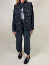 Carica l'immagine nel visualizzatore di Gallery, Camicia denim e strass | Tela denim
