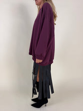 Load image into Gallery viewer, Felpa in cotone oversize | Garzata | Più colori
