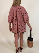 Load image into Gallery viewer, Camicia Pois | Rose &amp; Choco | Mussola.
