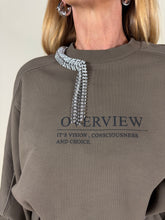 Load image into Gallery viewer, Felpa Aura oversize | Dark Coffee
