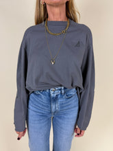 Load image into Gallery viewer, T-shirt Aura manica lunga | Dark Steel
