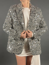 Load image into Gallery viewer, Giacca Midnight | Paillettes

