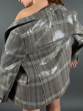 Load image into Gallery viewer, Blazer Tartan | Paillettes
