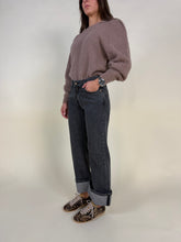 Carica l'immagine nel visualizzatore di Gallery, Denim Gigi zipped | Black Wash
