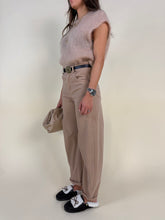 Load image into Gallery viewer, Pantalone egizio 2.0 + cintura sottile | Camel
