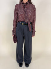 Load image into Gallery viewer, Camicia damascata con cravatta | 100% viscosa
