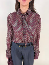 Load image into Gallery viewer, Camicia damascata con cravatta | 100% viscosa
