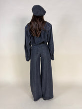 Carica l'immagine nel visualizzatore di Gallery, Pantalone in denim Grigio | Dark | Set coordinato
