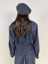 Carica l'immagine nel visualizzatore di Gallery, Camicia in denim Grigio | Dark | Set coordinato
