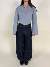 Carica l'immagine nel visualizzatore di Gallery, Denim Barrell Western | Blu
