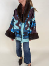 Load image into Gallery viewer, Kimono INKA + ecopelliccia
