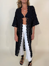 Carica l'immagine nel visualizzatore di Gallery, Kimono Lungo Crochet | Più Colori
