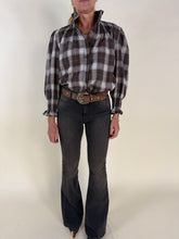 Load image into Gallery viewer, Camicia colletto arricciato | Check | Più colori
