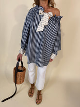 Carica l'immagine nel visualizzatore di Gallery, Camicia Quadretti | Blue &amp; White.

