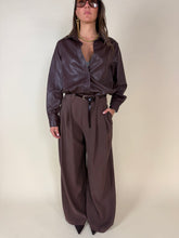 Load image into Gallery viewer, Camicia maxi ecopelle | MORO
