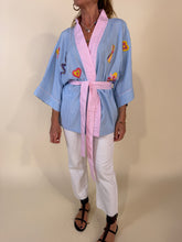 Carica l'immagine nel visualizzatore di Gallery, Kimono Vichy | Ricami
