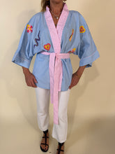 Carica l'immagine nel visualizzatore di Gallery, Kimono Vichy | Ricami
