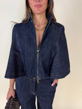 Load image into Gallery viewer, Cappa dark Blue | Zip | Set coordinato
